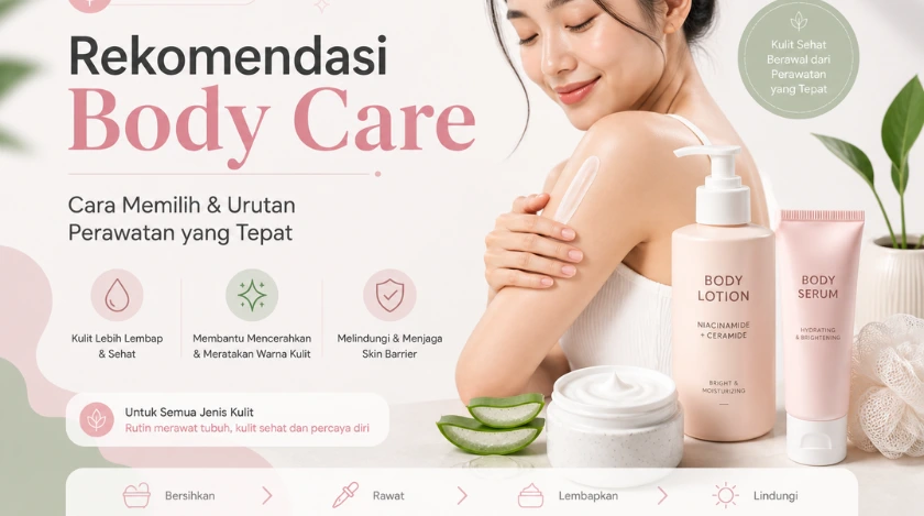 rekomendasi body care untuk perawatan tubuh